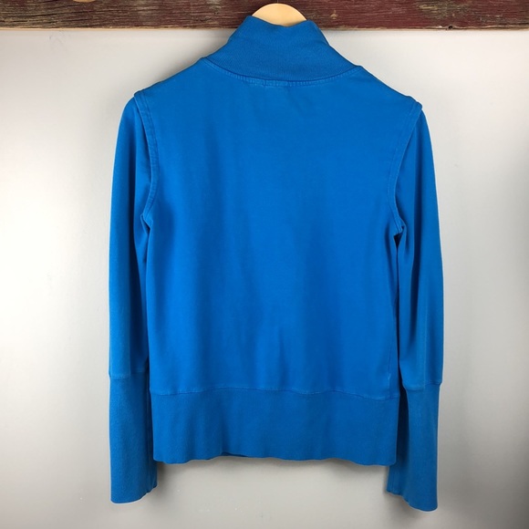 Reebok, blue zip sweater, Size woman US M - Picture 7 of 12